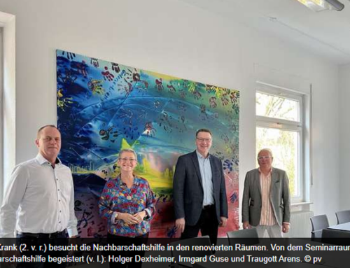 Peter Krank besucht Nachbarschaftshilfe