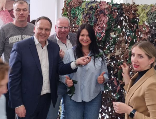 Ukrainisches Hilfsprojekt – Besuch von Klaus Kress