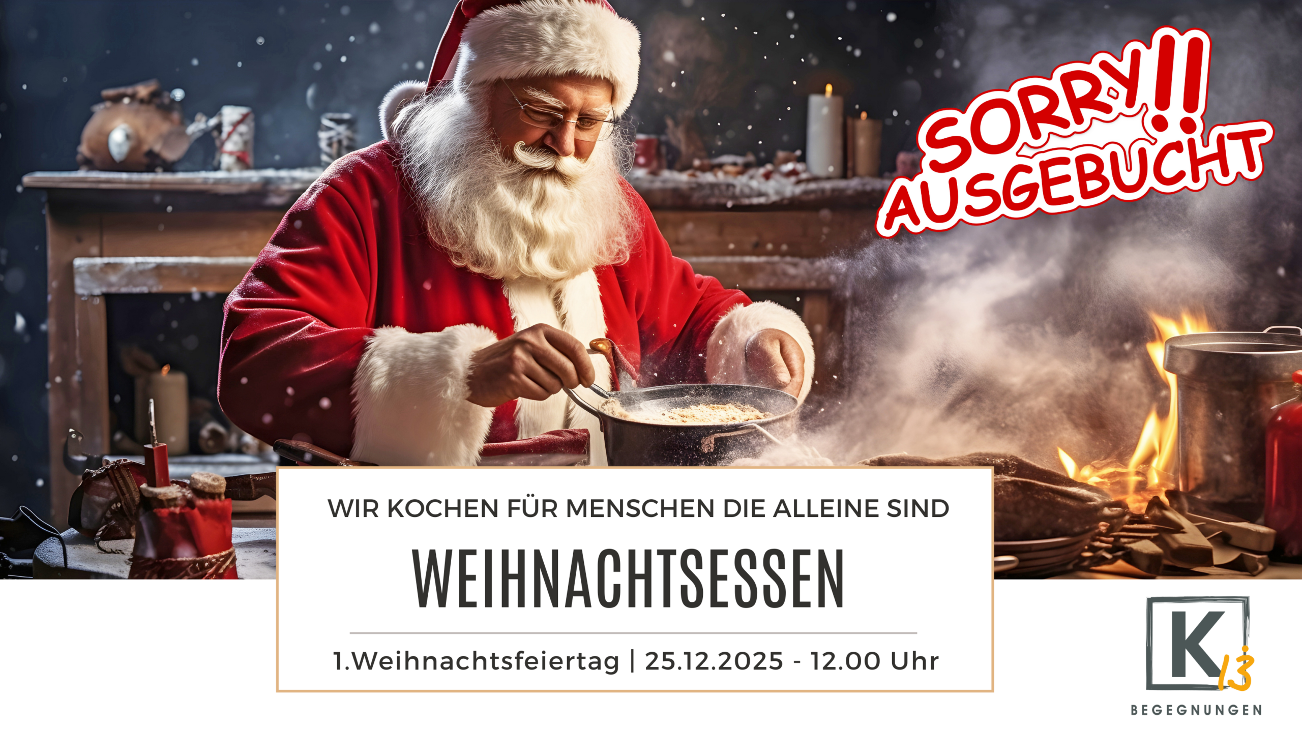 Weihnachtsessen 2025 – ausgebucht