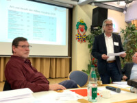 Jahreshauptversammlung am 26.2.2019 | Steffen Hensel & Reiner Guse bei seinem Kassenbericht